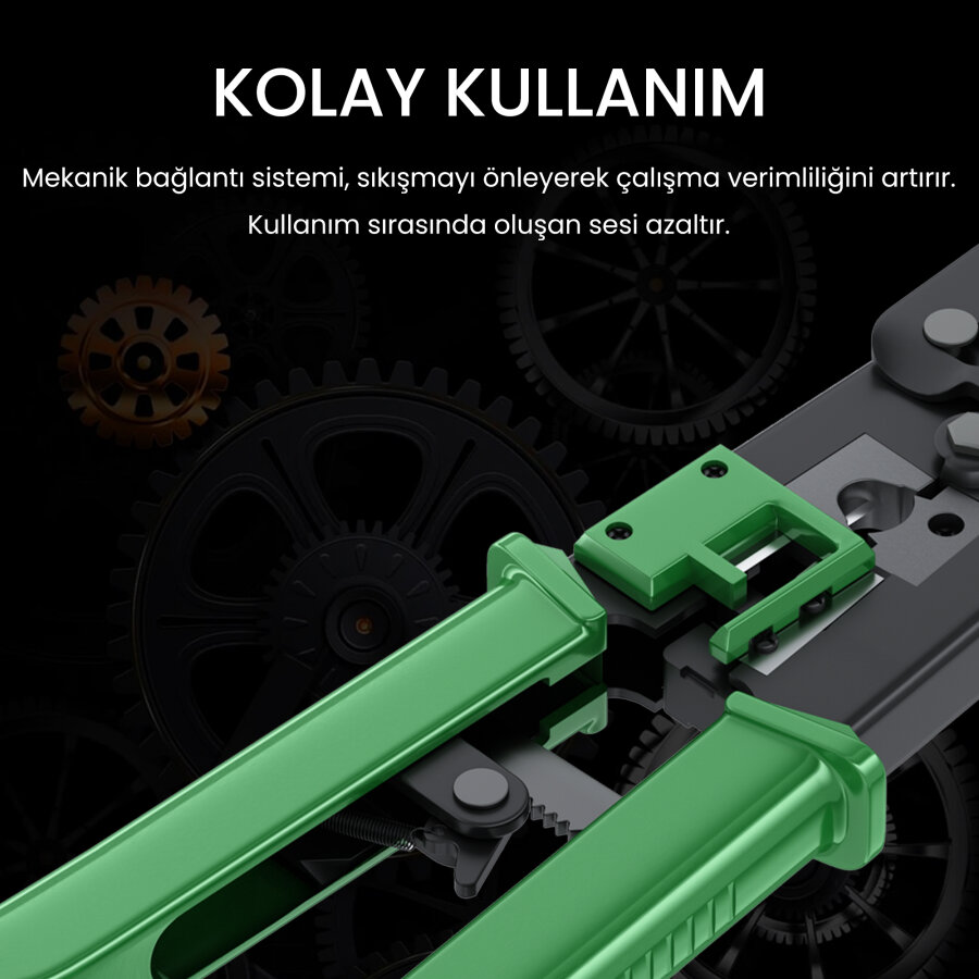 VegGieg 6P 8P Cat8 Cat7 Cat6 RJ45 RJ11 RJ12 Ethernet Ağ Kablosu Telefon Jak Kesme Soyma Sıkma Krimpleme Aleti - 7