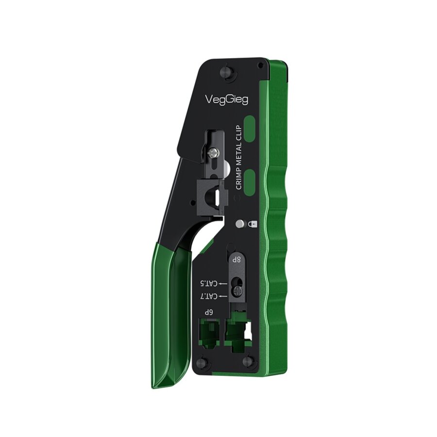 VegGieg 6P/8P Cat8 Cat7 Cat6 RJ45 Ethernet Jack Pensesi RJ11 RJ12 Telefon Kablosu Jak Kesme Soyma Sıkma Aleti - 1