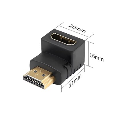 VegGieg 90 Derece HDMI to HDMI Dönüştürücü - 4