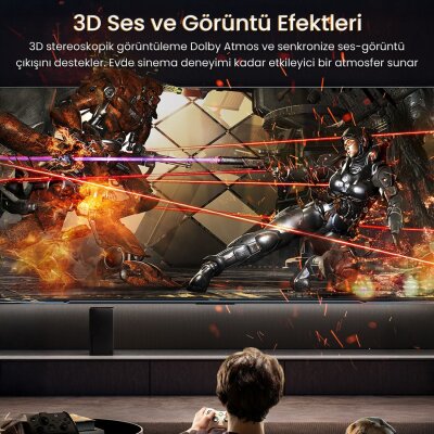 VegGieg Displayport 16K 60Hz 8K 240Hz 4K 240Hz 80 Gbps HDR ARC Örgülü DP 2.1 Kablo 1 Metre - 5
