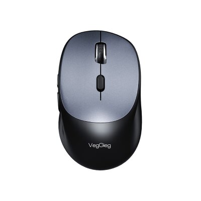 VegGieg G880 Dual-Mode Bluetooth 5.3 ve 2.4GHz 3600DPI Optik Kablosuz Mouse Gri