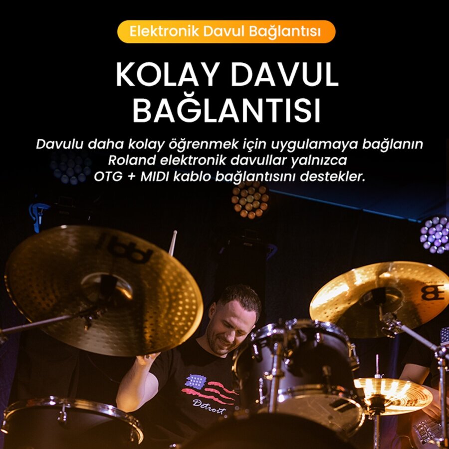 VegGieg Lightning to MIDI USB-B iPhone iPad Uyumlu Müzik Enstrüman Kablosu - 5