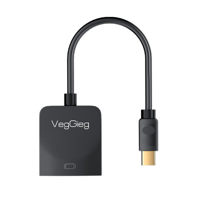 Veggieg Mini DisplayPort (DP) to VGA Full HD 1080P 60Hz Çevirici Dönüştürücü Adaptör - 8