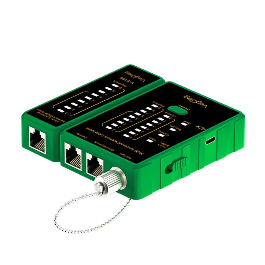 Veggieg Multi Fonksiyonel Fiber Optik RJ45 RJ11 BNC Network Ethernet Ağ Kablo Test Cihazı Tracker - 1