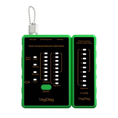 Veggieg Multi Fonksiyonel Fiber Optik RJ45 RJ11 BNC Network Ethernet Ağ Kablo Test Cihazı Tracker - 2