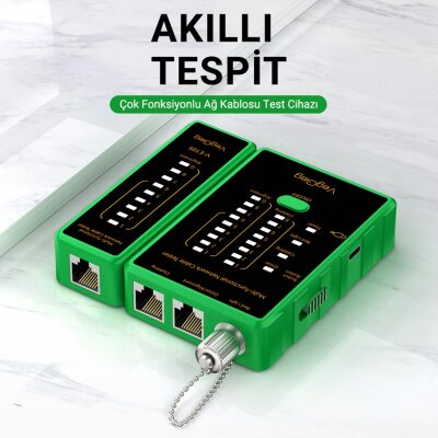 Veggieg Multi Fonksiyonel Fiber Optik RJ45 RJ11 BNC Network Ethernet Ağ Kablo Test Cihazı Tracker - 3