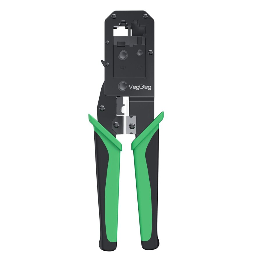 VegGieg RJ45 Ethernet RJ11 Telefon Soket Jack Sıkma Pensesi - 1
