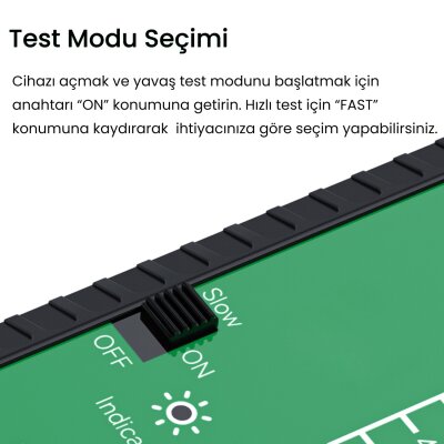 VegGieg RJ45 RJ11 Uyumlu CAT6 CAT7 CAT8 POE Destekli Network Ethernet Kablo Test Cihazı - 3