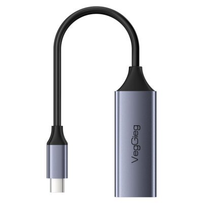 VegGieg Type-C 1000Mbps Gigabit Ethernet Adaptörü PC Mac Konsol Tv Box Uyumlu - 2