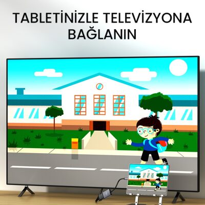 VegGieg Type-C to VGA 1080P 60Hz Çevirici Dönüştürücü Kablo Adaptör - 6