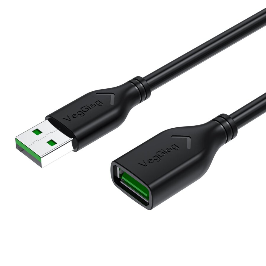 VegGieg USB 2.0 Uzatma Kablosu 5 Metre - 1