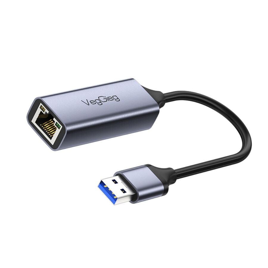 VegGieg USB 3.0 Gigabit 1000Mbps RJ45 Ethernet Dönüştürücü Adaptör - 3