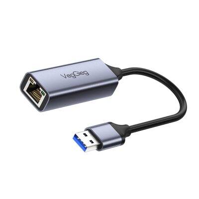 VegGieg USB 3.0 Gigabit 1000Mbps RJ45 Ethernet Dönüştürücü Adaptör - 3