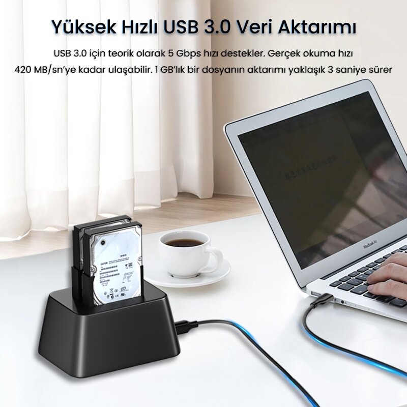 VegGieg USB A Printer Tarayıcı Yazıcı Data Kablosu 1.5 Metre - 2