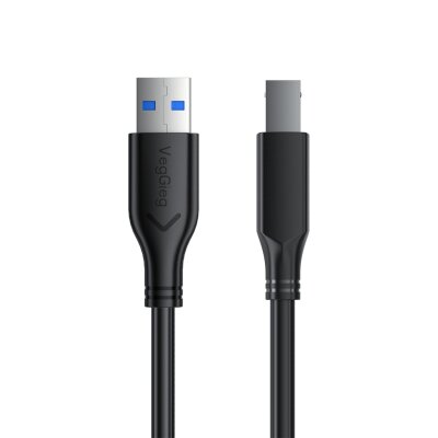 VegGieg USB A Printer Tarayıcı Yazıcı Data Kablosu 5 Metre - 8