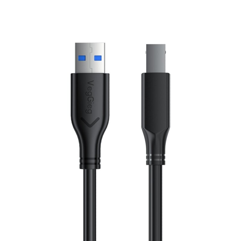 VegGieg USB A Printer Tarayıcı Yazıcı Data Kablosu 5 Metre - 8
