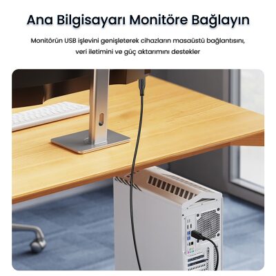 VegGieg USB A Printer Tarayıcı Yazıcı Data Kablosu 5 Metre - 5