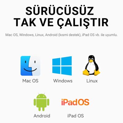 Veggieg USB-C to HDMI Kablo 8K@60Hz 4K@240Hz 48Gbps HDR 3D Destekli Örgülü Görüntü Aktarım Kablosu 2 Metre - 4