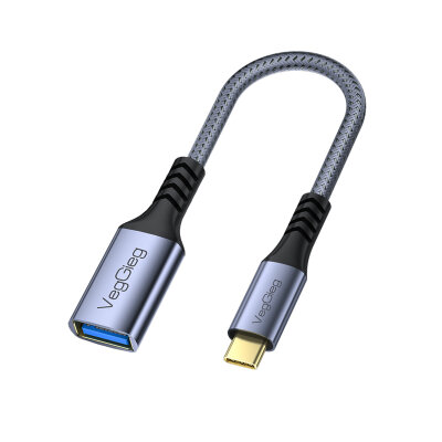 Veggieg USB-C to USB-A Dişi OTG Adaptör USB 3.2 10Gbps Type-C Dönüştürücü