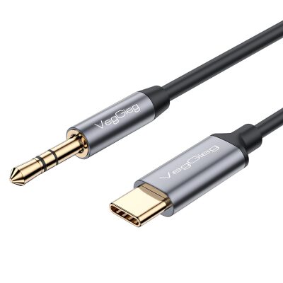 VegGieg USB Type-C to 3.5mm Aux Hi-Fi Ses Kablosu 1 Metre