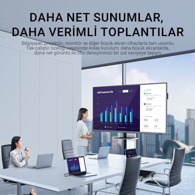 Veggieg V-H107 18Gbps HDR 4K 60Hz 3D Destekli HDMI 2.0 Kablo 1.5 Metre - 4