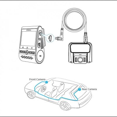 Viofo A129 Araç Kamerası Arka Kamera Bağlantı Kablosu - 6 Metre - 4
