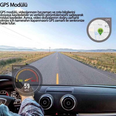 Viofo A129 PRO 4K Gps'li Akıllı Araç Kamerası - 7