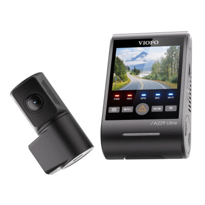 Viofo A229 Ultra 2 Kameralı Ön ve Arka 4K+4K Sony Starvis 2 Sensörlü Dual HDR Wi-Fi 6 GPS'li Araç Kamerası - 5
