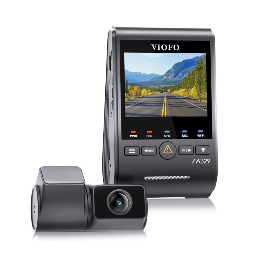 Viofo A329S 2 Kameralı Ön ve Arka 4K 60FPS+2K Wi-Fi 6 HDR Sony STARVIS 2 Sensör GPS'li SSD Destekli Araç Kamerası - 2