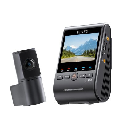 Viofo A329S 2 Kameralı Ön ve Arka 4K 60FPS+2K Wi-Fi 6 HDR Sony STARVIS 2 Sensör GPS'li SSD Destekli Araç Kamerası - 4
