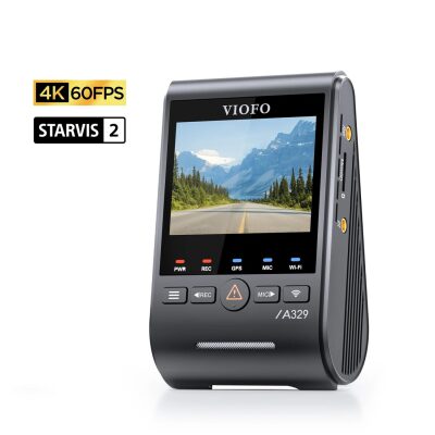 Viofo A329S 4K 60FPS Wi-Fi 6 HDR Sony STARVIS 2 Sensör GPS'li SSD Destekli Araç Kamerası