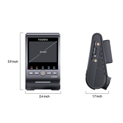 Viofo A329S 4K 60FPS Wi-Fi 6 HDR Sony STARVIS 2 Sensör GPS'li SSD Destekli Araç Kamerası - 7