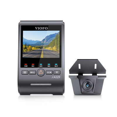 Viofo A329SW 2 Kameralı Ön ve Dış Arka Su Geçirmez 4K 60FPS+2K Sony STARVIS 2 Sensör GPS'li Araç Kamerası - 5