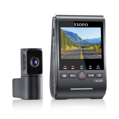 Viofo A329T 2 Kameralı Ön+Telefoto 4K 60FPS+2K Wi-Fi 6 HDR Sony STARVIS 2 Sensör GPS'li SSD Destekli Araç Kamerası - 2
