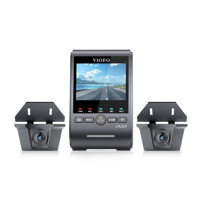 Viofo A329WW 3 Kanal 4K Ön Çift 2K IP67 Su Geçirmez Dış Kamera Sony STARVIS 2 HDR WiFi 6 GPS Kamyon Tır Araç Kamerası - 7
