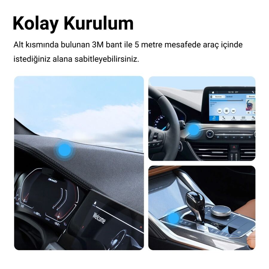 Viofo BTR200 Tüm Kamera Serileri için Kablosuz Bluetooth Uzaktan Kumanda - 3