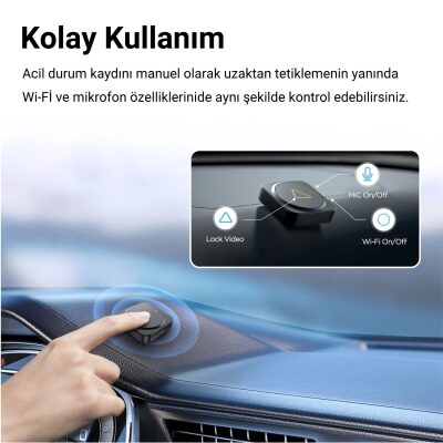 Viofo BTR200 Tüm Kamera Serileri için Kablosuz Bluetooth Uzaktan Kumanda - 4