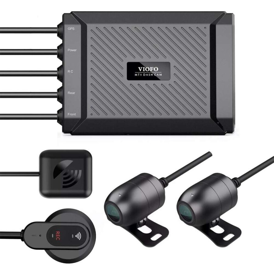 Viofo MT1 Full HD WiFi GPS Motosiklet Ön Arka Kayıt Kamerası - 2