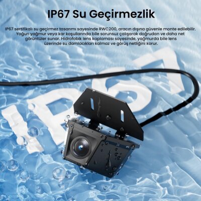 Viofo RWC200 IP67 Su Geçirmez A229 Pro / Plus Uyumlu 2K Quad HD 14.5 Metre Kablolu Dış Arka Kamera - 2