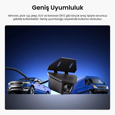 Viofo RWC200 IP67 Su Geçirmez A229 Pro / Plus Uyumlu 2K Quad HD 14.5 Metre Kablolu Dış Arka Kamera - 5