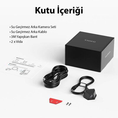 Viofo RWC200 IP67 Su Geçirmez A229 Pro / Plus Uyumlu 2K Quad HD 7.5 Metre Kablolu Dış Arka Kamera - 8