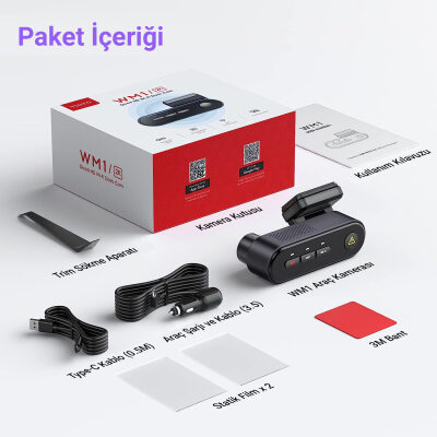 Viofo WM1 2K 30FPS QHD Sony Starvis Sensor Wifi GPS'li Araç Kamerası - 8