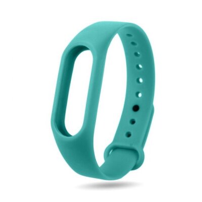 Xiaomi Mi Band 2 Yedek Silikon Bileklik Açık Yeşil - 2