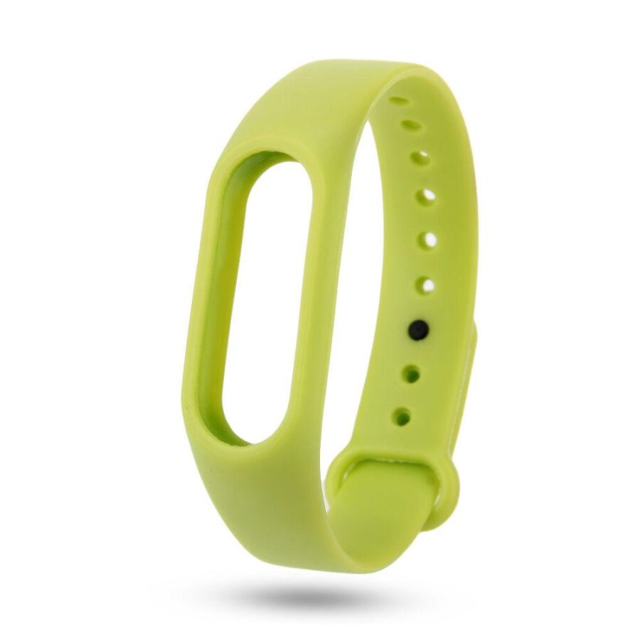 Xiaomi Mi Band 2 Yedek Silikon Bileklik Açık Yeşil - 1