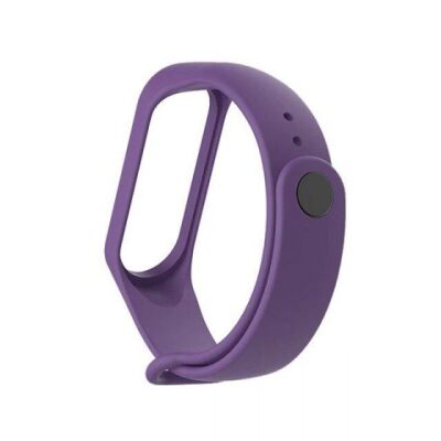 Xiaomi Mi Band 3 ve Mi Band 4 Yedek Silikon Bileklik Saydam Mavi - 8