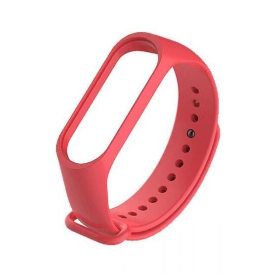 Xiaomi Mi Band 3 ve Mi Band 4 Yedek Silikon Bileklik Saydam Turuncu - 7