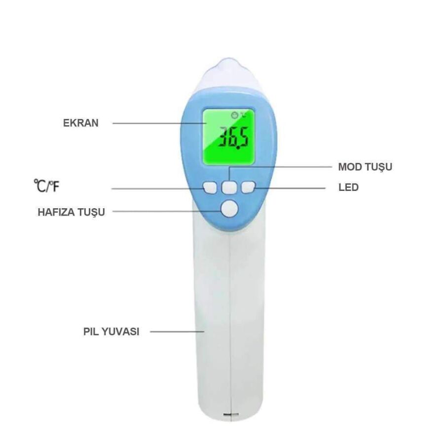Xidian Temassız Dijital Ateş Ölçer Termometre - 2